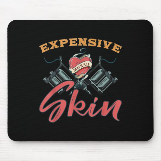 Expensionierte Haut Funny Tattoo Lover für Tattoo  Mousepad (Vorne)