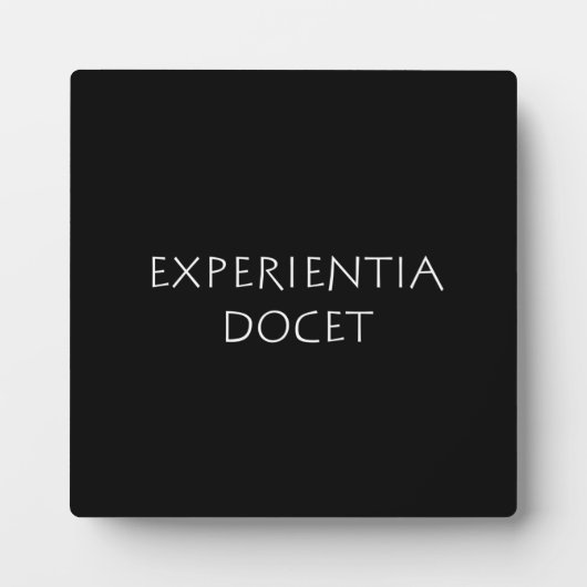 Experientia Docet Fotoplatte (Vorderseite)