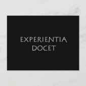 Experientia Docet Postkarte (Vorderseite)