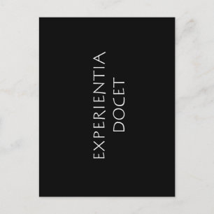 Experientia Docet Postkarte