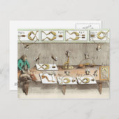 Experiment an Fröschen Postkarte (Vorne/Hinten)