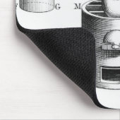 Experiment auf der Aufspaltung des Wassers Mousepad (Ecke)