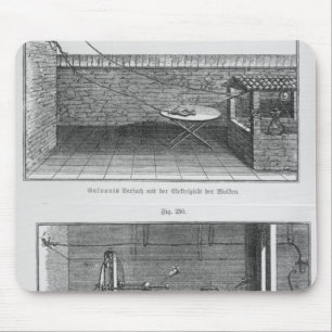 Experiment auf Fröschen durch Louis Galvani Mousepad