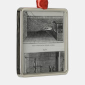 Experiment auf Fröschen durch Louis Galvani Silbernes Ornament (Rechts)