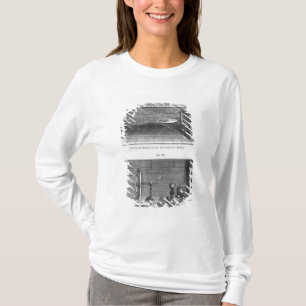 Experiment auf Fröschen durch Louis Galvani T-Shirt
