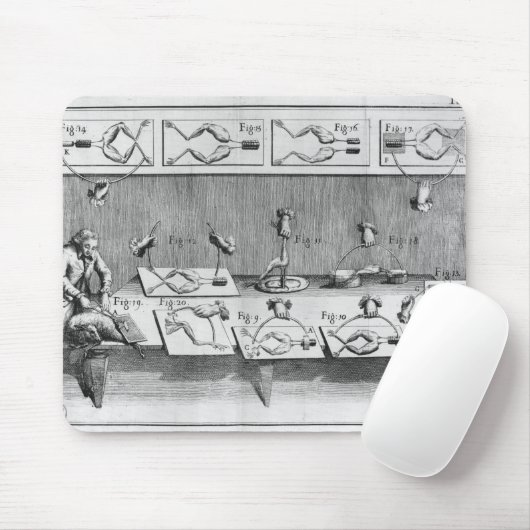 Experiment auf Fröschen Mousepad (Mit Mouse)