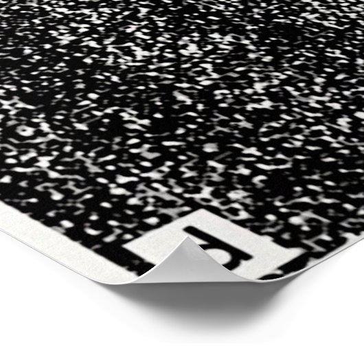 Experiment mit doppeltem Leuchtkörper Poster (Ecke)