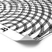 Experiment mit doppeltem Leuchtkörper Poster (Ecke)