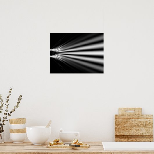 Experiment mit doppeltem Leuchtkörper Poster (Küche)