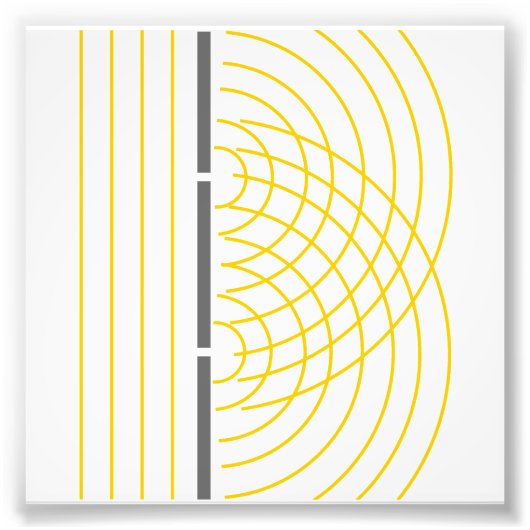 Experiment mit zweiteiligen Lichtwellenleiterparti Fotodruck (Vorne)