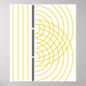 Experiment mit zweiteiligen Lichtwellenleiterparti Poster (Vorne)