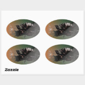 EXPERIMENT OVALER AUFKLEBER (Blatt)