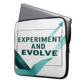 Experiment und Entwicklung Laptopschutzhülle (Vorderseite Links)