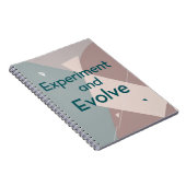 Experiment und Entwicklung Notizblock (Rechte Seite)