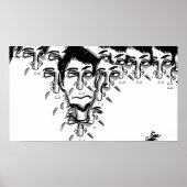 Experimental cartoon art poster (Vorne)