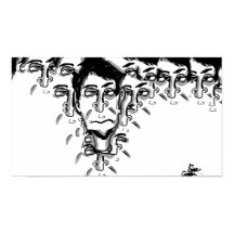 Experimentelle Cartoon-Kunst