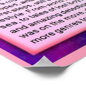 Experimentelle Genres Poster (Ecke)