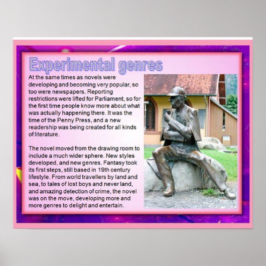 Experimentelle Genres Poster (Vorne)