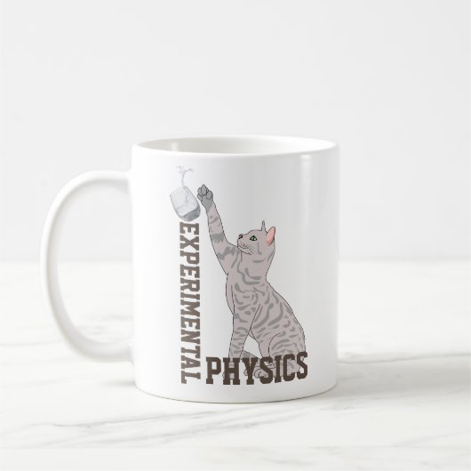 Experimentelle Physik Katze Kaffeetasse (Links)