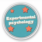 Experimentelle Psychologie Aufkleber (Vorderseite)