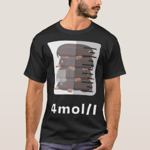 Experimenteller Labrador Wissenschaftler Chemie Le T-Shirt