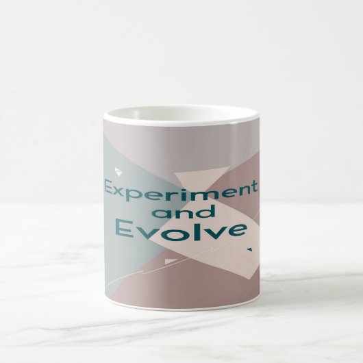 Experimentiere und entwickle dich weiter kaffeetasse (Mittel)