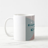 Experimentiere und entwickle dich weiter kaffeetasse (Links)
