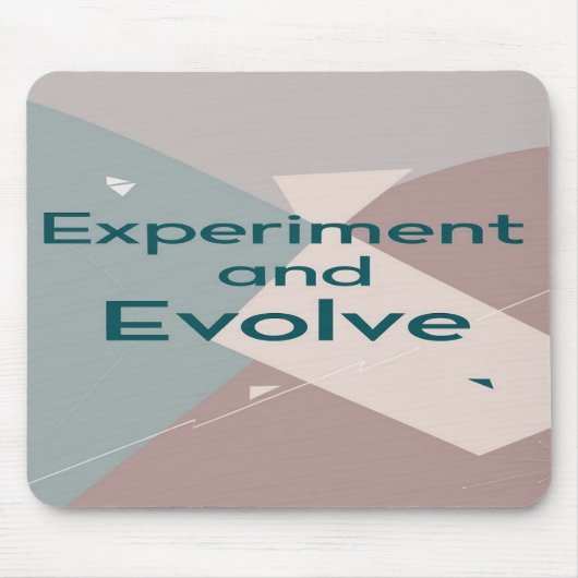 Experimentiere und entwickle dich weiter mousepad (Vorne)