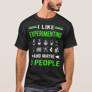 Experimentieren Experiment Experimentator Labor T-Shirt