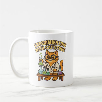 Experimentieren mit Cattitude - Labrador Cat T - S Kaffeetasse