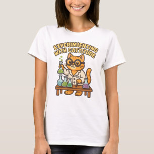 Experimentieren mit Cattitude - Labrador Cat T - S T-Shirt