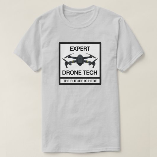 Expert Drone Tech™ T-Shirt (Design vorne)