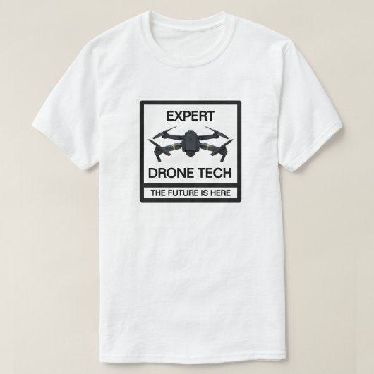 Expert Drone Tech™ T-Shirt (Design vorne)