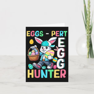 Expert Egg Funny Joke Hunter Osterfest Sonnenhungr Karte