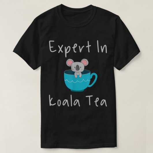 Expert in Koala Tea Pun Quality Control Manager Sp T-Shirt (Design vorne)