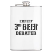 Expert Third Beer Debater Flachmann (Vorderseite)