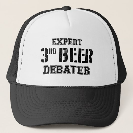 Expert Third Beer Debater Truckerkappe (Vorderseite)