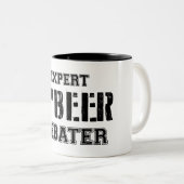 Expert Third Beer Debater Zweifarbige Tasse (VorderseiteRechts)