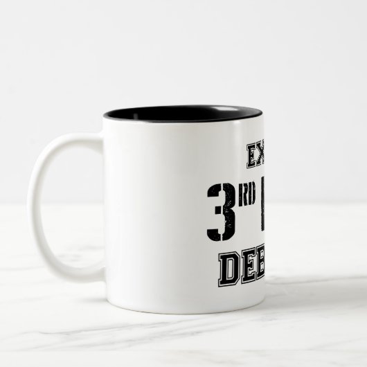 Expert Third Beer Debater Zweifarbige Tasse (Links)