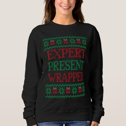 Expert Wrapper   for Matching Family Photos Sweatshirt (Vorderseite)