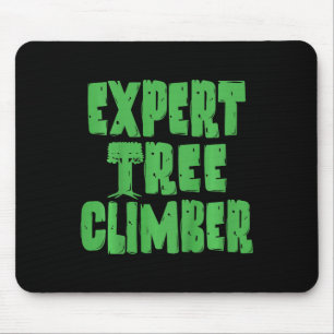 Experte Baumkletterer Urlaub Sommer Kinder Grafik  Mousepad