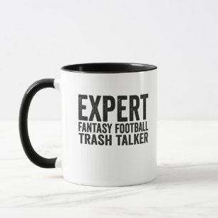 Experte Fantasy Football Trash Talker Lustiges Ges Tasse
