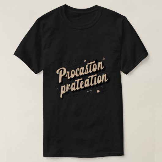 Experte für Aufschieber Witze Männliches Minimalis T-Shirt (Design vorne)