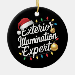 Experte für Außenbeleuchtung Weihnachtslichtdekora Keramik Ornament