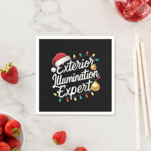 Experte für Außenbeleuchtung Weihnachtslichtdekora Serviette