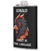 Experte für die Sprache der Vögel, Rooster's Head. Flachmann (Links)