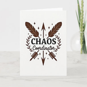Experten-Chaos-Koordinator-Karte Karte