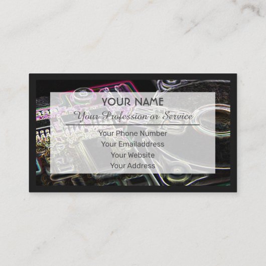 Experten für berufliche Computer- oder Cloud-Speic Visitenkarte (Rückseite)