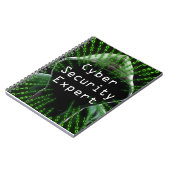 Experten für Cybersicherheit Notizblock (Linke Seite)