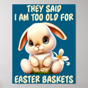 Experteneier Ostereier Jagd Osterhase Ei Ostern Poster